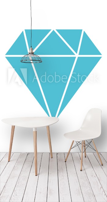 Picture of diamond figure isolated icon vector illustration design